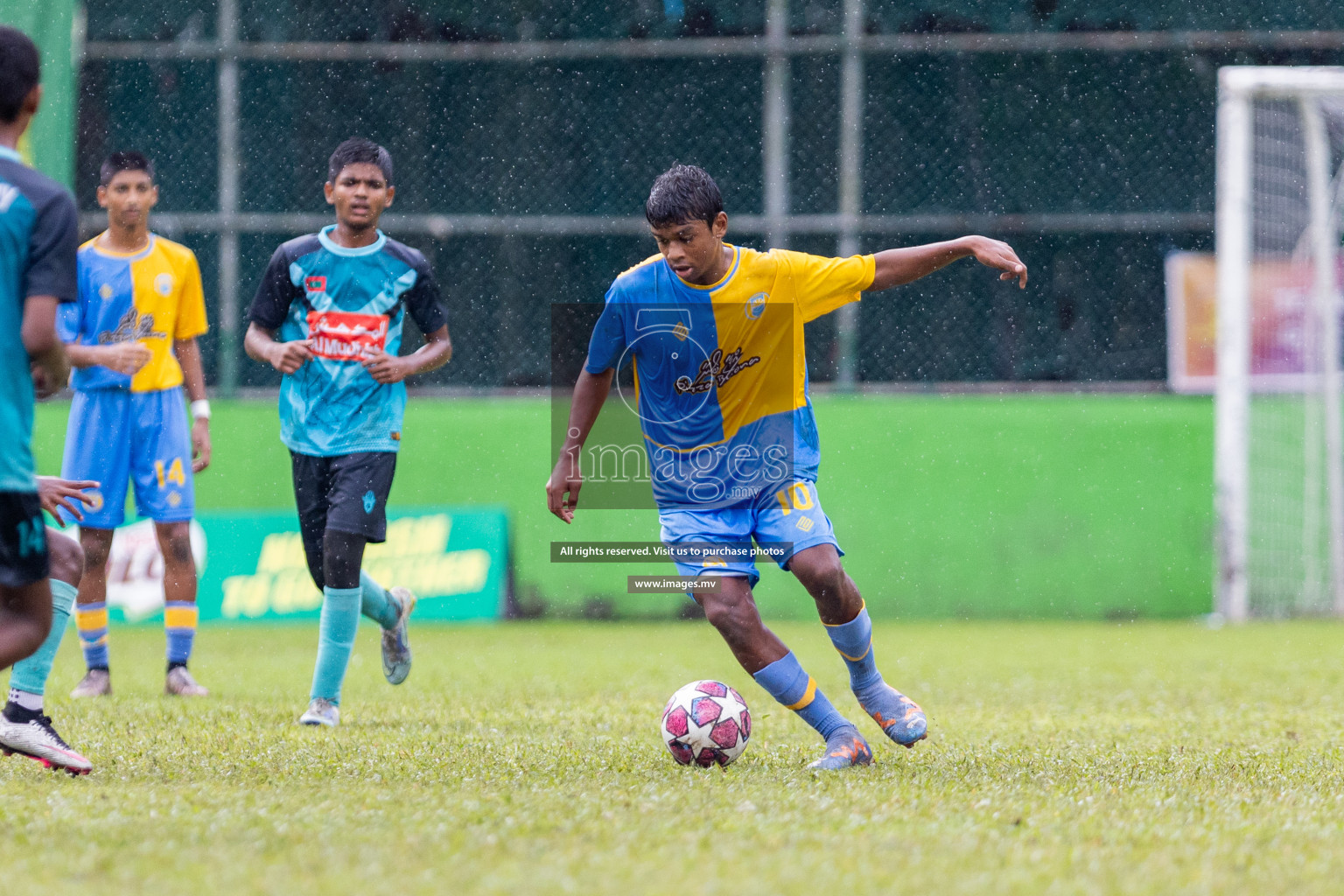 Day 2 of MILO Academy Championship 2023 (u14) was held in Henveyru Stadium Male', Maldives on 4th November 2023. Photos: Nausham Waheed / images.mv