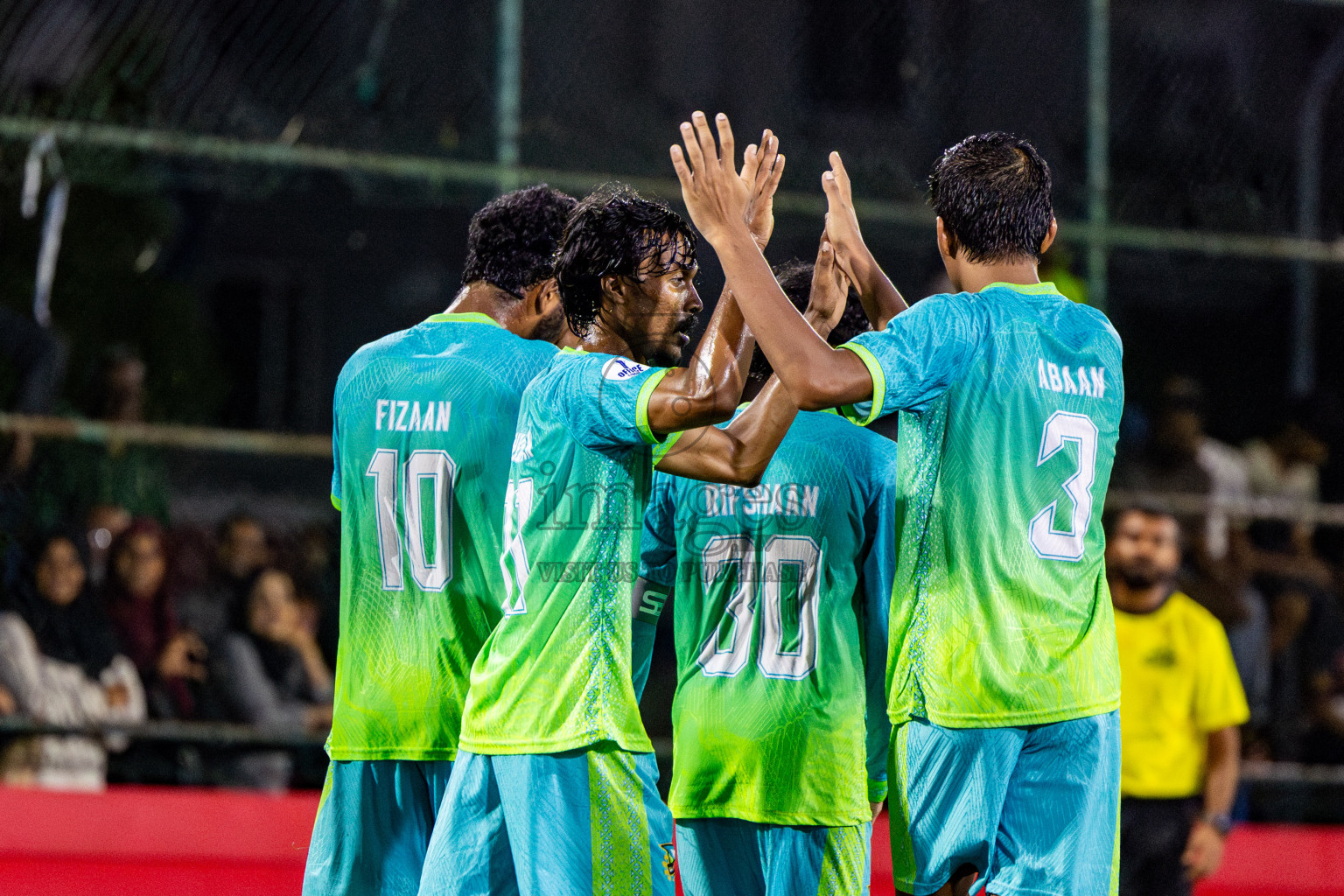 WAMCO vs Veliga in Day 10 of Office League 2025 was held on Friday, 25th April 2025 in Hulhumale', Maldives. Photos: Nausham Waheed / images.mv