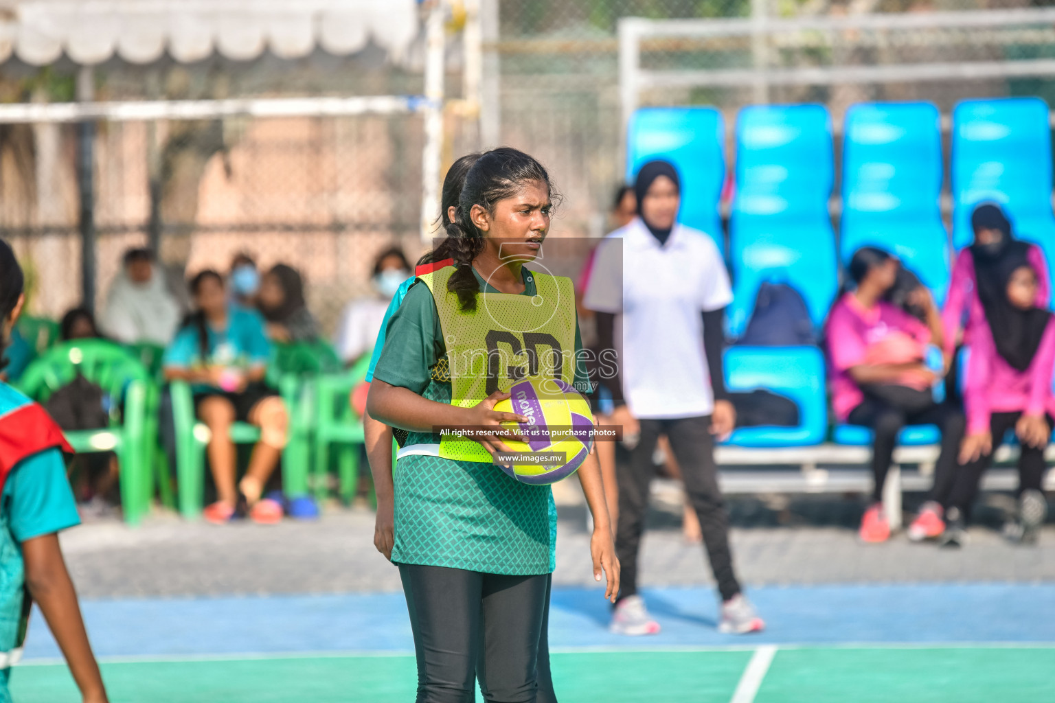 Day 11 of Junior Netball Championship 2022 held in Male', Maldives. Photos by Nausham Waheed