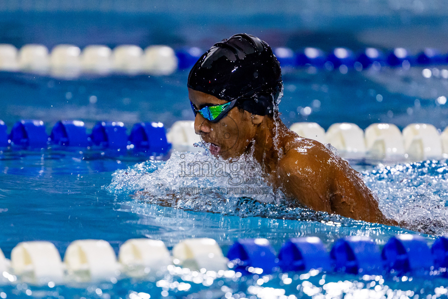 Day 5 of 20th Inter-school Swimming Competition 2024 held in Hulhumale', Maldives on Wednesday, 16th October 2024. Photos: Nausham Waheed / images.mv