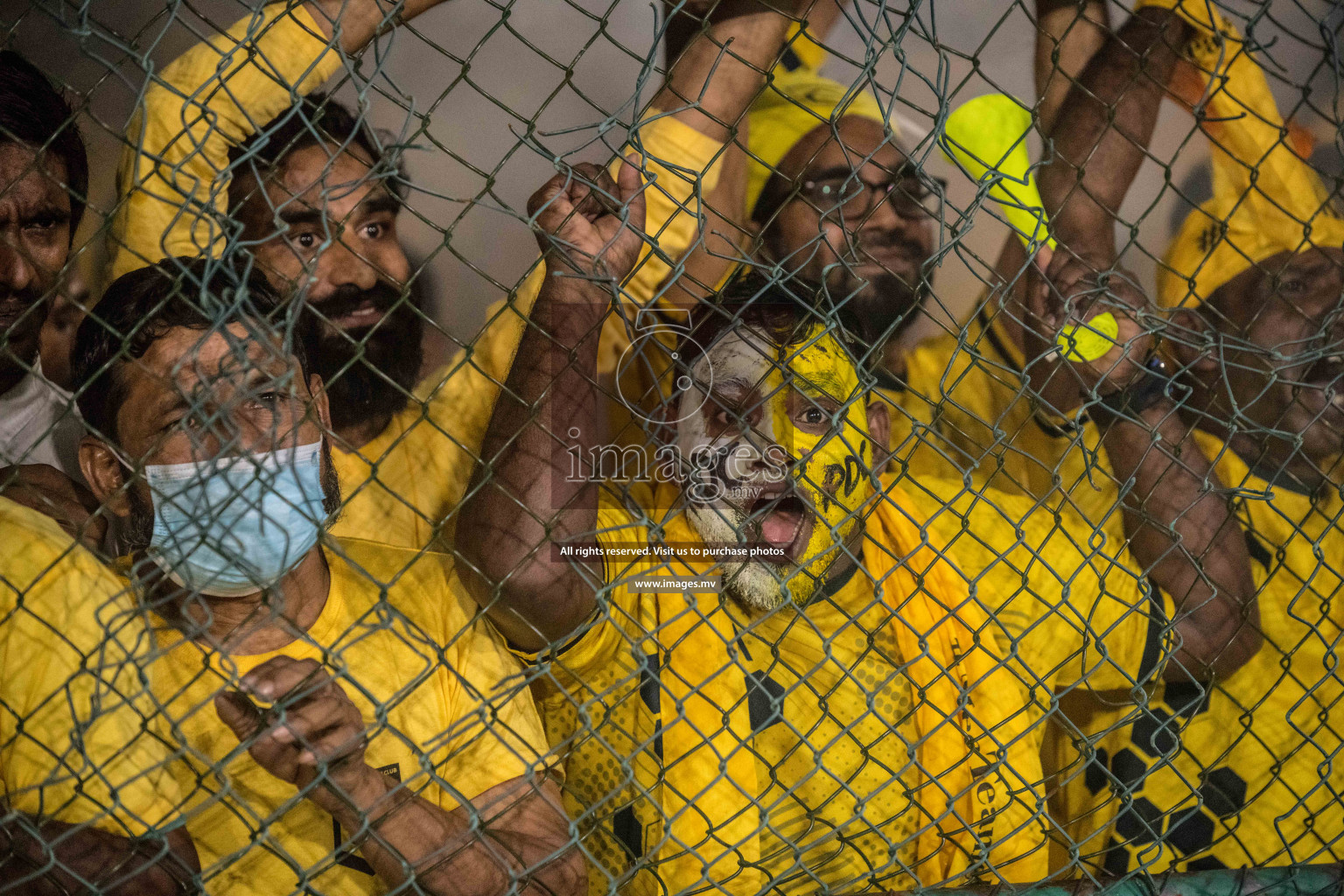 RRC Vs FSM in the Semi Finals of Club Maldives 2021 held in Hulhumale, Maldives on 19 December 2021. Photos: Nausham Waheed / images.mv