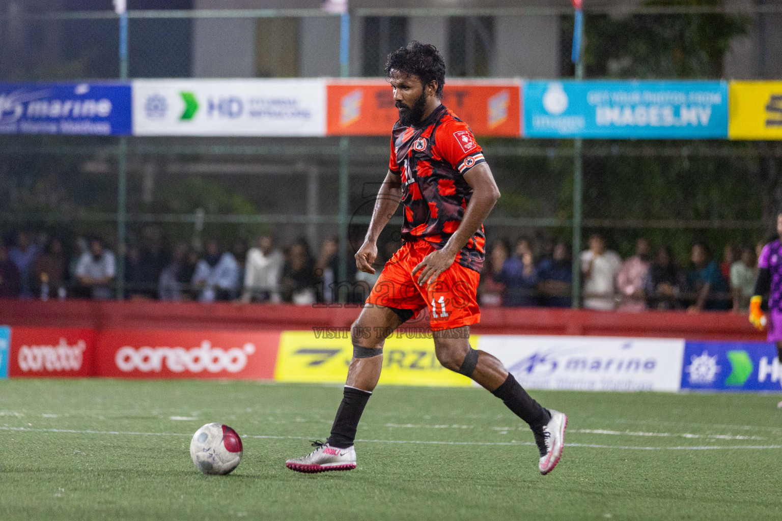 Lh Hinnavaru vs Lh Kurendhoo in Day 21 of Golden Futsal Challenge 2024 was held on Sunday , 4th February 2024 in Hulhumale', Maldives Photos: Nausham Waheed / images.mv