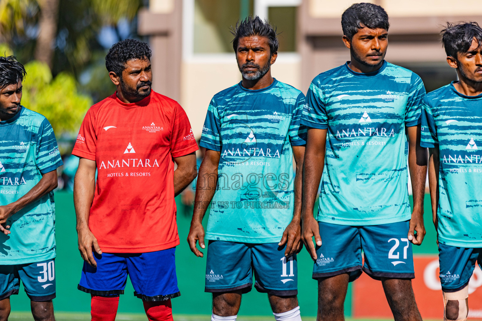 The Marina vs Anantara in Resort League 2025 (South Male Zone) was held on Sunday, 28th September 2025 in Crossroads's Maldives, Photos: Areef Adam / images.mv
