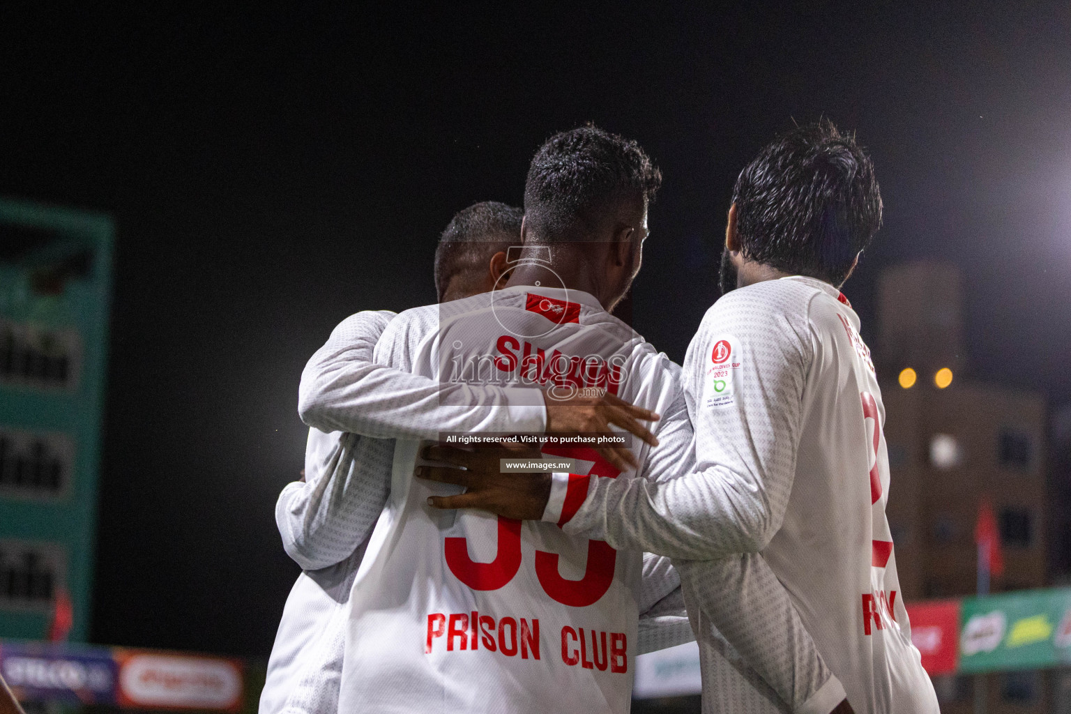 Aasandha vs Prisons RC in Club Maldives Cup 2023 held in Hulhumale, Maldives, on Monday, 17th July 2023 Photos: Nausham Waheed / images.mv