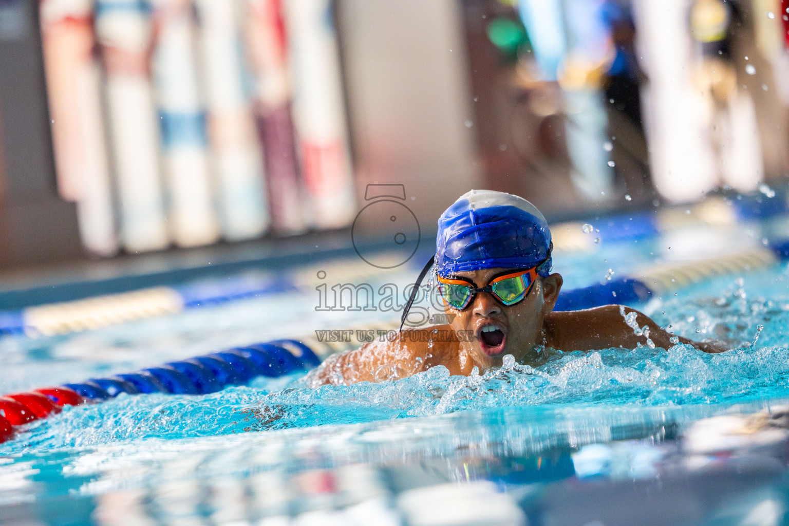 Day 1 of 20th Inter-school Swimming Competition 2024 held in Hulhumale', Maldives on Saturday, 12th October 2024. Photos: Ismail Thoriq / images.mv