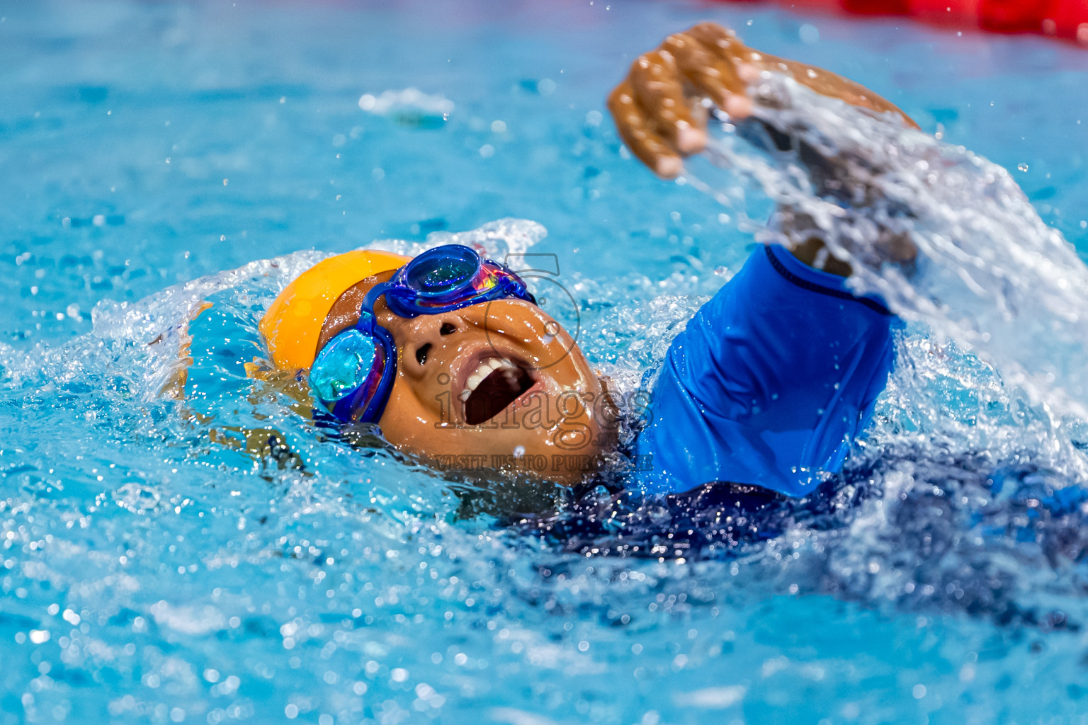 Day 1 of BML 6th National Kids Swimming Kids Festival 2025 held in Hulhumale', Maldives on Monday, 3rd November 2025. Photos: Nausham Waheed / images.mv