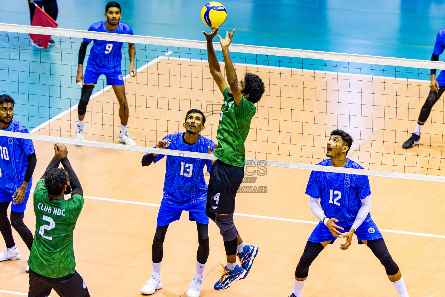 Police Club vs Club HDC in Semi Final of MILO VAM Cup 2024 Men's Division was held in Social Center Indoor Hall on Friday, 1st September 2024. Photos: Nausham Waheed / images.mv