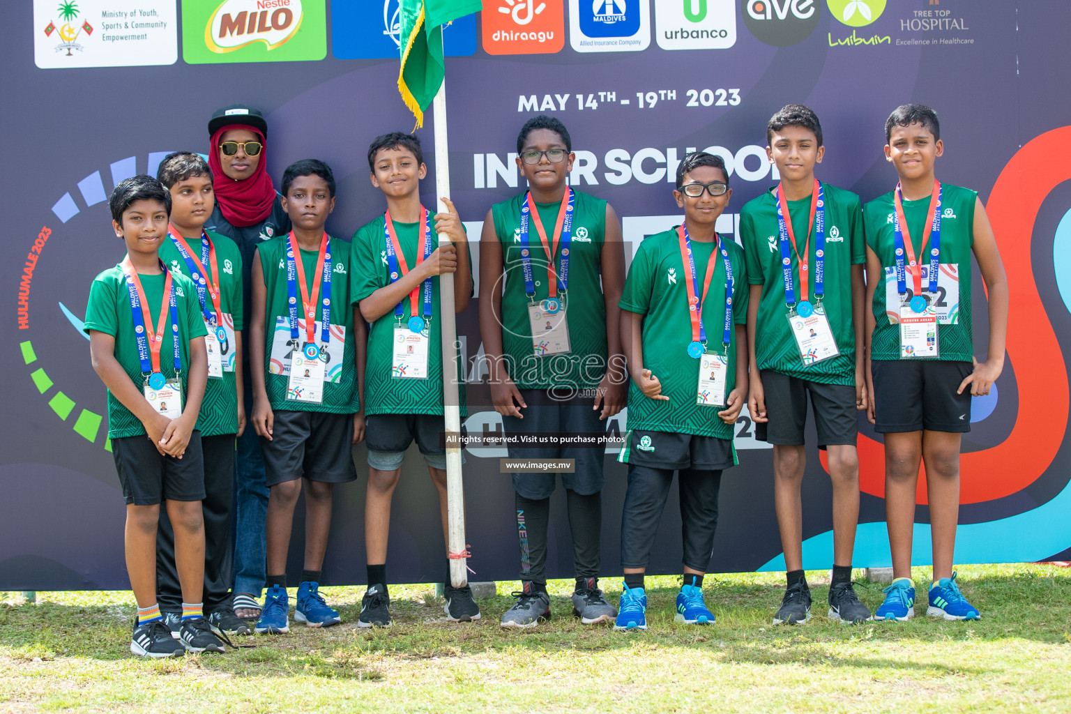 Day four of Inter School Athletics Championship 2023 was held at Hulhumale' Running Track at Hulhumale', Maldives on Wednesday, 18th May 2023. Photos:  Nausham Waheed / images.mv