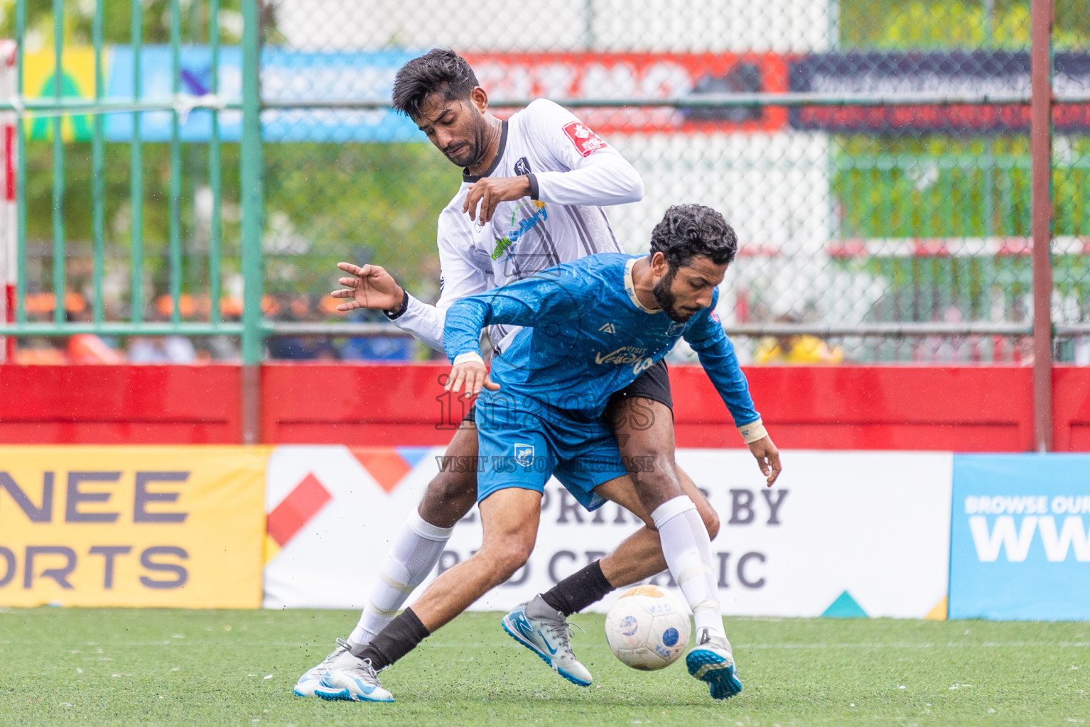 N. Miladhoo vs N.Velidhoo in Day 21 of Golden Futsal Challenge 2025 was held on Saturday , 25 January 2025, in Hulhumale', Maldives. Photos: Shuu Abdul Sattar, / images.mv