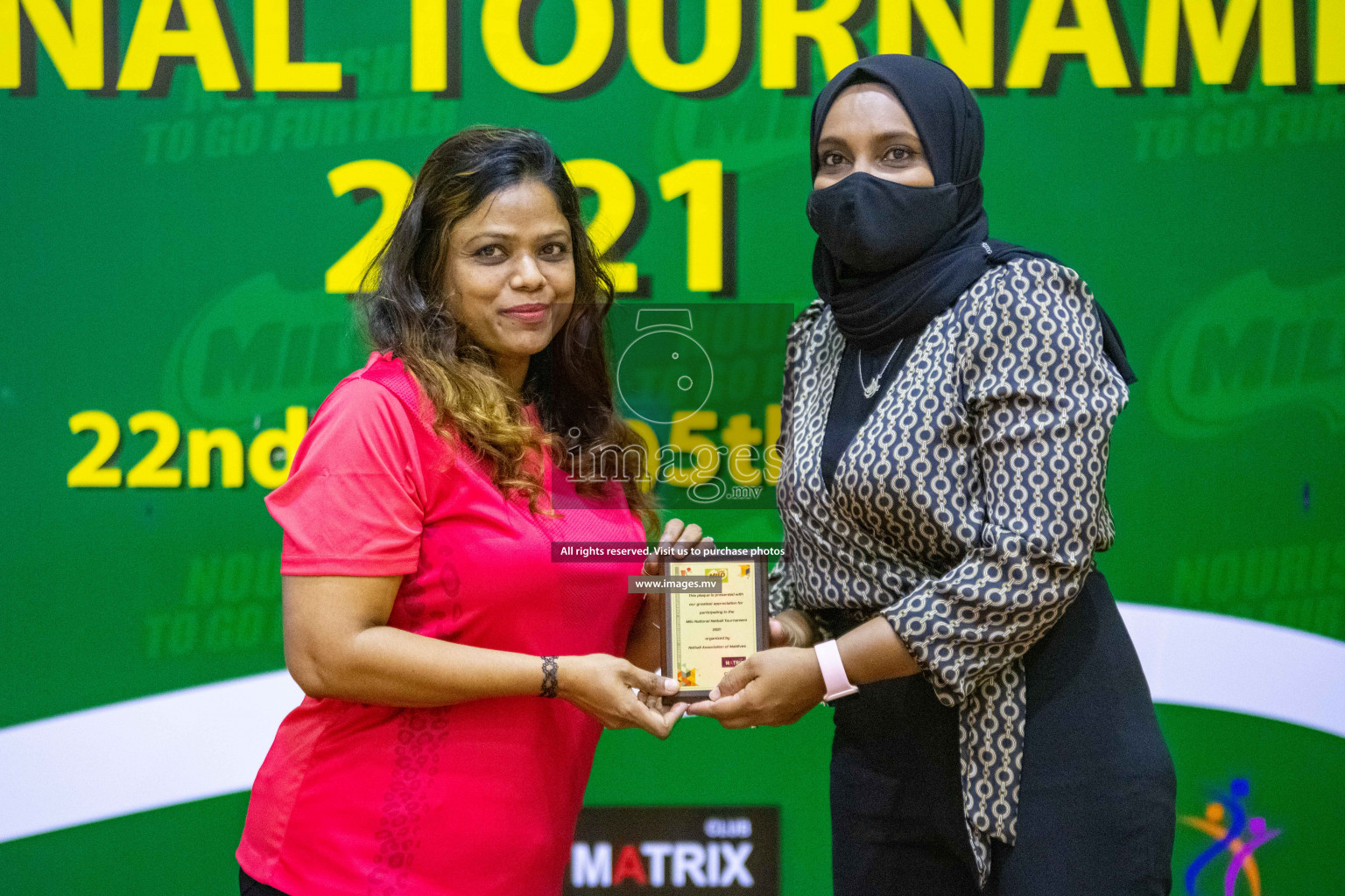 Kulhudhuffushi Youth & R.C vs Club Green Streets in the Finals of Milo National Netball Tournament 2021 (Women's) held on 5th December 2021 in Male', Maldives Photos: Ismail Thoriq / images.mv