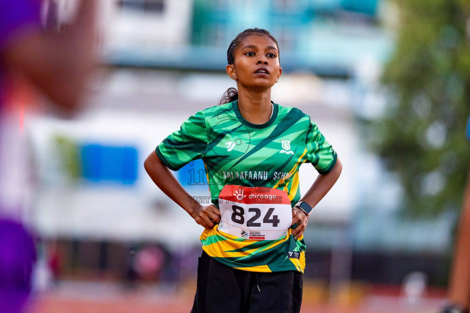 Day 4 of Inter-school Athletics Championship 2025 held in Ekuveni Synthetic Track, Male', Maldives on Thursday, 09th October 2025. Photos by: Nausham Waheed / Images.mv