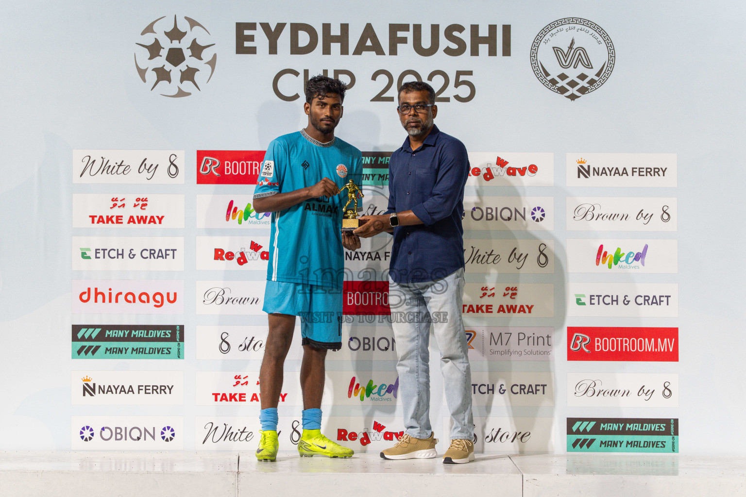 Final Match Irumathi Sports VS Velaa Sports Club in Day 9 of Eydhafushi Cup 2025 held in Eydhafushi Football Stadium at B. Eydhafushi, Maldives on Monday, 15th September 2025. Photos: Arif Rasheed / images.mv