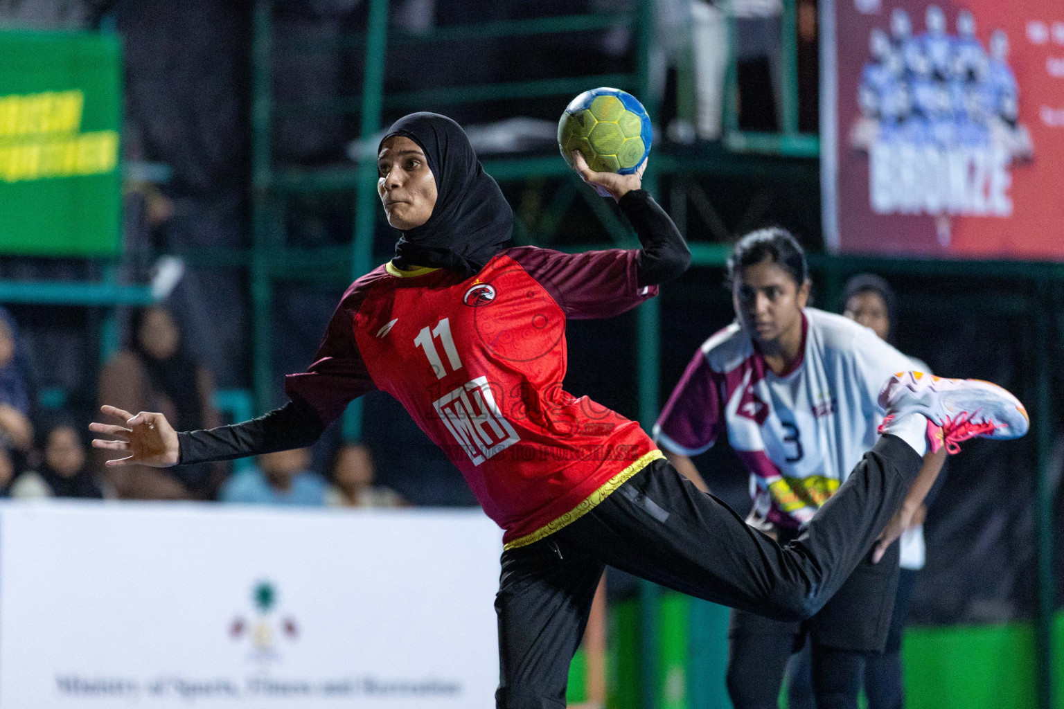 Division one Final 10th National Handball Tournament 2023, held in Handball ground, Male', Maldives on Saturday, 13th January 2023 Photos: Nausham Waheed/ Images.mv