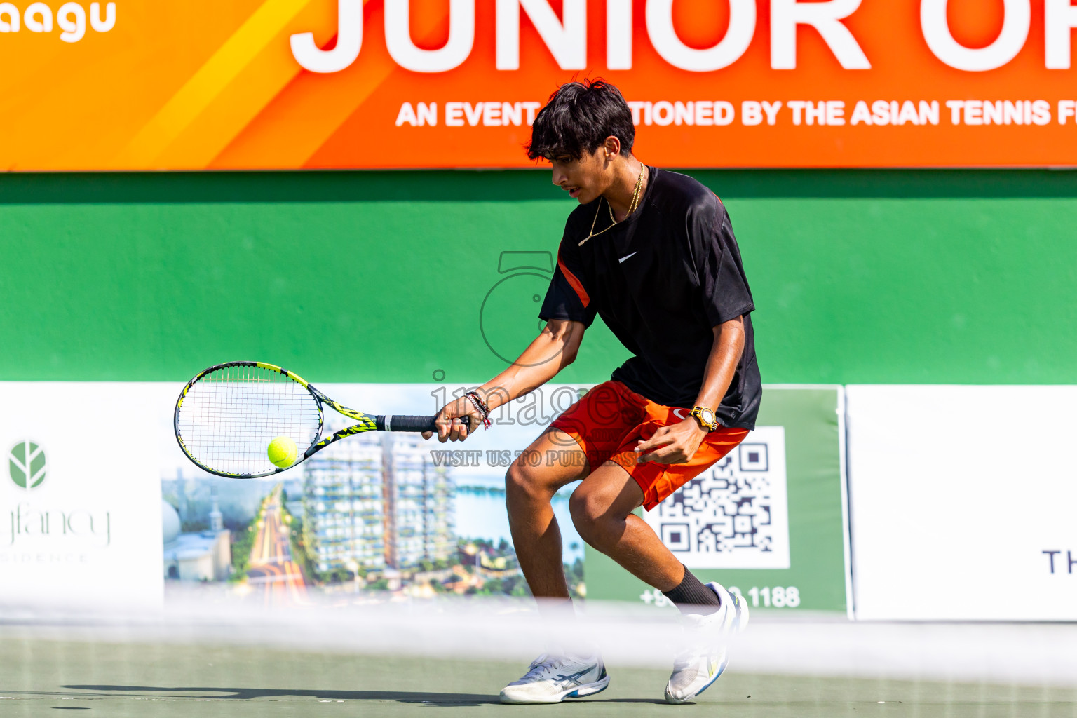 Day 3 of ATF Maldives Junior Open Tennis was held in Male' Tennis Court, Male', Maldives on Wednesday, 11th December 2024. Photos: Nausham Waheed / images.mv