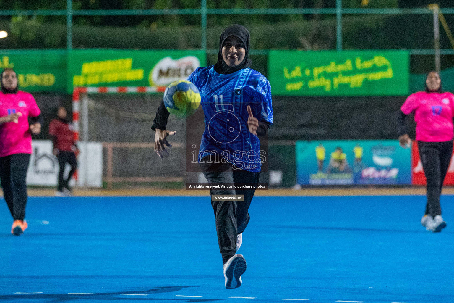 Day 8 of 6th MILO Handball Maldives Championship 2023, held in Handball ground, Male', Maldives on 27th May 2023 Photos: Nausham Waheed/ Images.mv