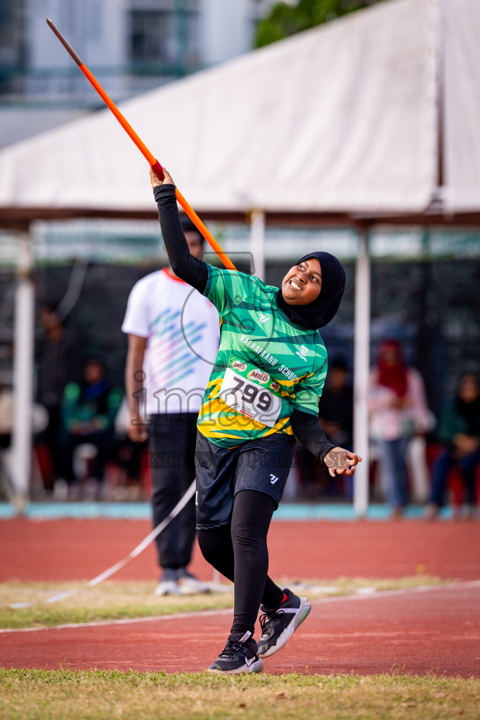 Day 3 of Inter-school Athletics Championship 2025 held in Ekuveni Synthetic Track, Male', Maldives on Wednesday, 08th October 2025. Photos by: Nausham Waheed / Images.mv