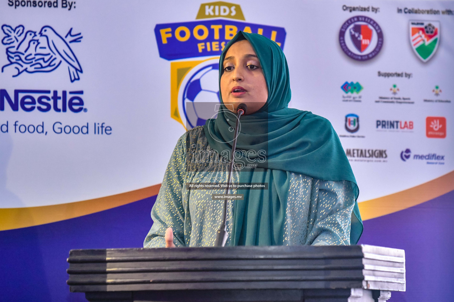 Milo Kids Football Fiesta 2022 Meeting was held in dharubaaruge', Maldives on Sunday, 16th October 2022. Photos: Nausham Waheed/ images.mv