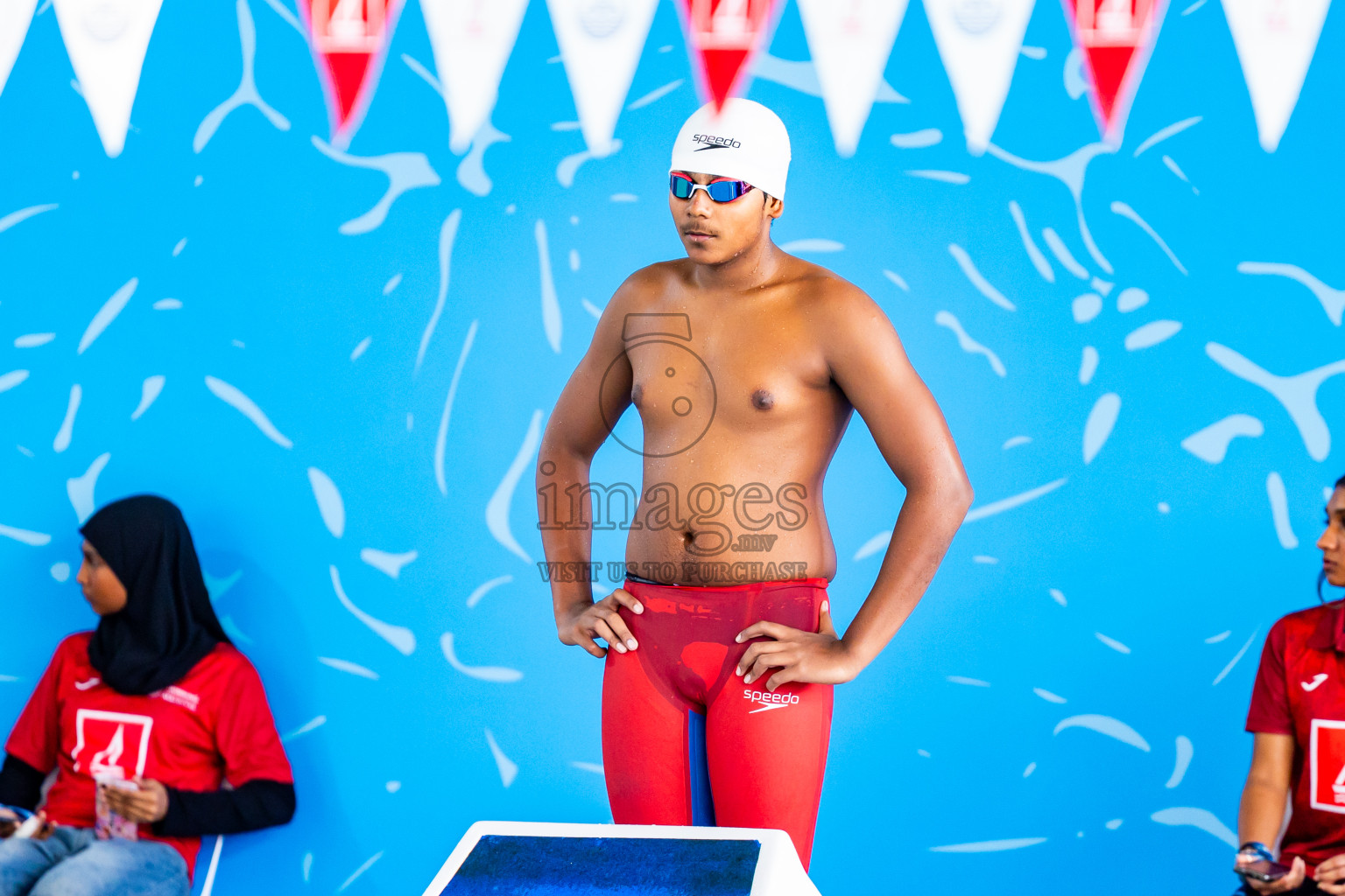 Day 6 of 20th Inter-school Swimming Competition 2024 held in Hulhumale', Maldives on Thursday, 17th October 2024. Photos: Nausham Waheed / images.mv