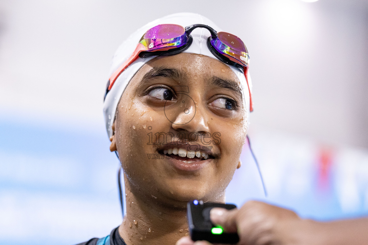 Day 4 of 20th Inter-school Swimming Competition 2024 held in Hulhumale', Maldives on Tuesday, 15th October 2024. Photos: Ismail Thoriq / images.mv