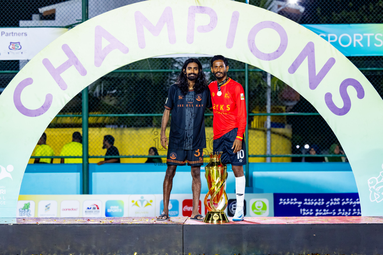 Dee Ess Kay vs Kovigoani in Final of Laamehi Dhiggaru Ekuveri Futsal Challenge 2024 was held on Wednesday, 31st July 2024, at Dhiggaru Futsal Ground, Dhiggaru, Maldives Photos: Nausham Waheed / images.mv