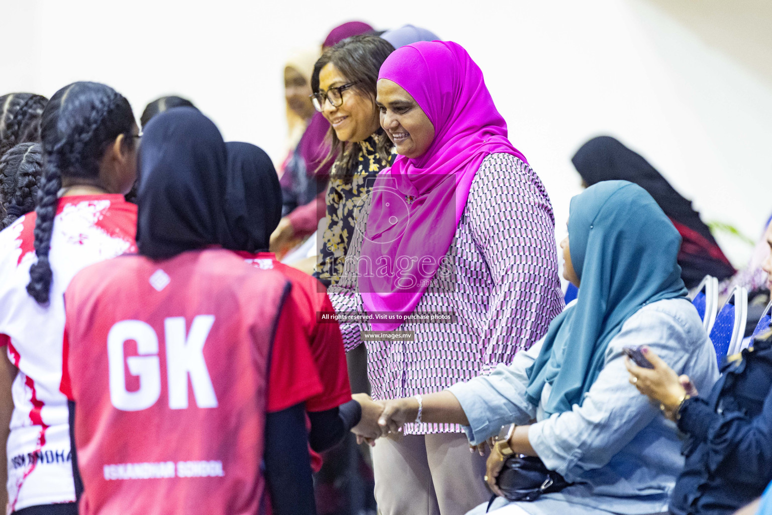 Final of 24th Interschool Netball Tournament 2023 was held in Social Center, Male', Maldives on 7th November 2023. Photos: Nausham Waheed / images.mv