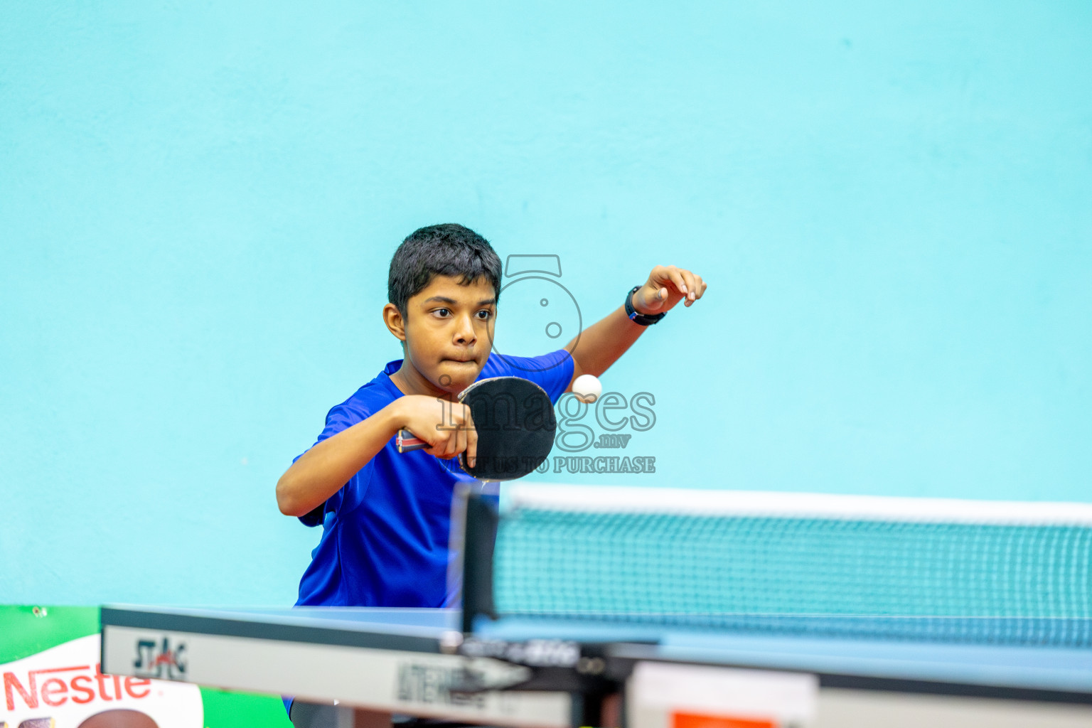 Day 2 of Interschool Table Tennis Tournament 2025 held at Male' TT Hall, Male', Maldives on Thursday, 15th May 2025. Photos By: Ismail Thoriq / images.mv
