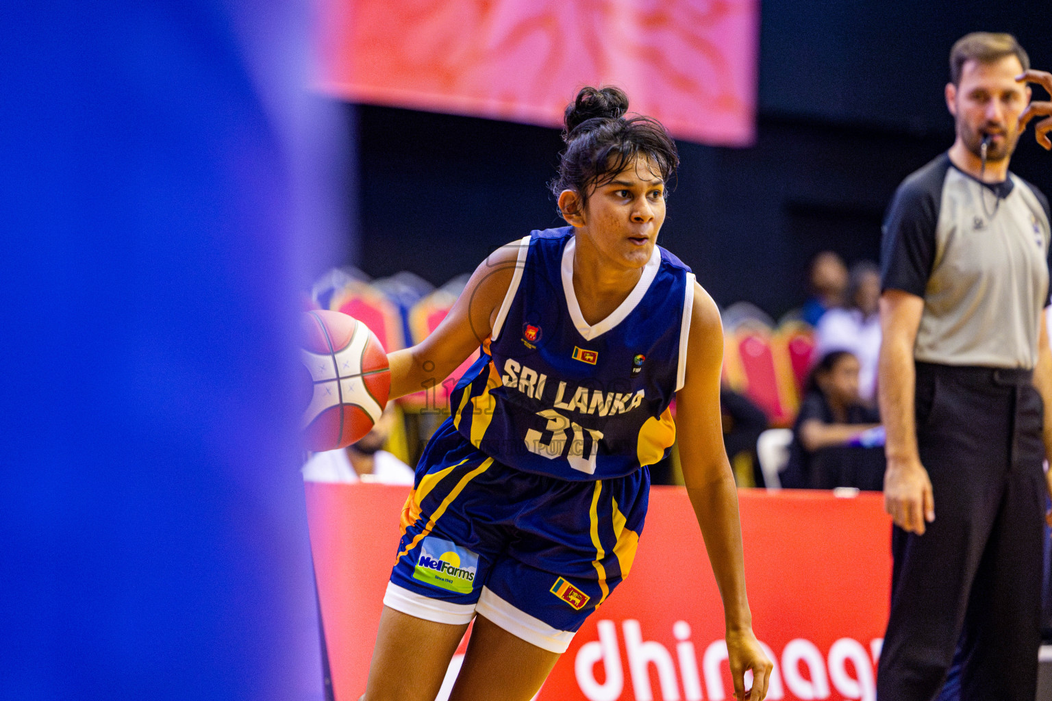 Sri Lanka vs India in the Final of Under 16 Woman's Asian Cup SABA Qualifiers 2025 was held in Social Center, Male', Maldives on Sunday, 15th June 2025. Photos: Nausham Waheed / images.mv