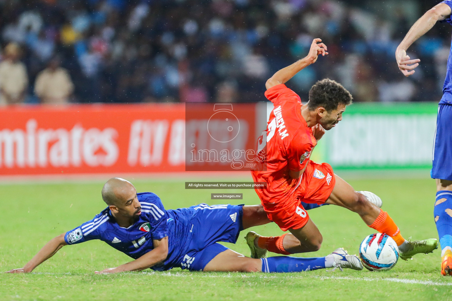 Kuwait vs India in the Final of SAFF Championship 2023 held in Sree Kanteerava Stadium, Bengaluru, India, on Tuesday, 4th July 2023. Photos: Hassan Simah / images.mv