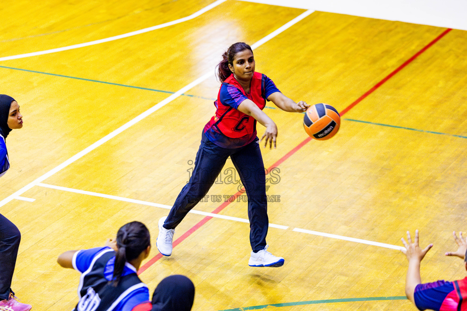 MV Netters vs Club Matrix in Day 3 of 21st National Netball Tournament was held in Social Canter at Male', Maldives on Saturday, 18th May 2024. Photos: Nausham Waheed / images.mv