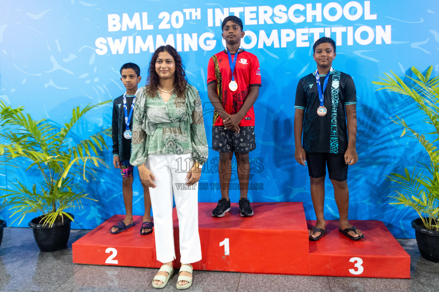 Day 4 of 20th Inter-school Swimming Competition 2024 held in Hulhumale', Maldives on Tuesday, 15th October 2024. Photos: Ismail Thoriq / images.mv