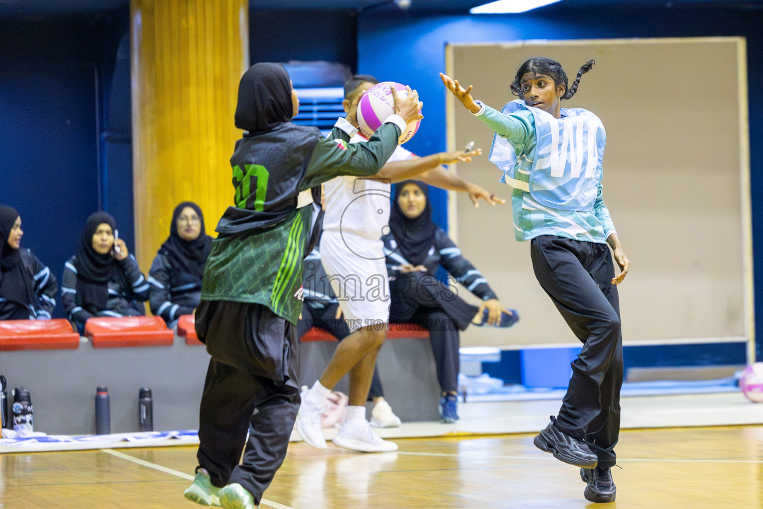 Day 5 of 26th Inter-School Netball Tournament 2025 was held in Social Center Indoor Hall on Wednesday, 22nd October 2025. Photos: Ismail Thoriq / images.mv