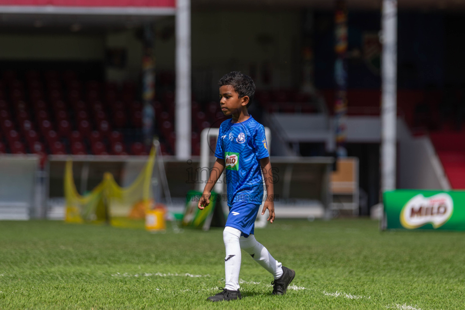 Day 2 of MILO Kids Football Fiesta was held at National Stadium in Male', Maldives on Saturday, 24th February 2024.