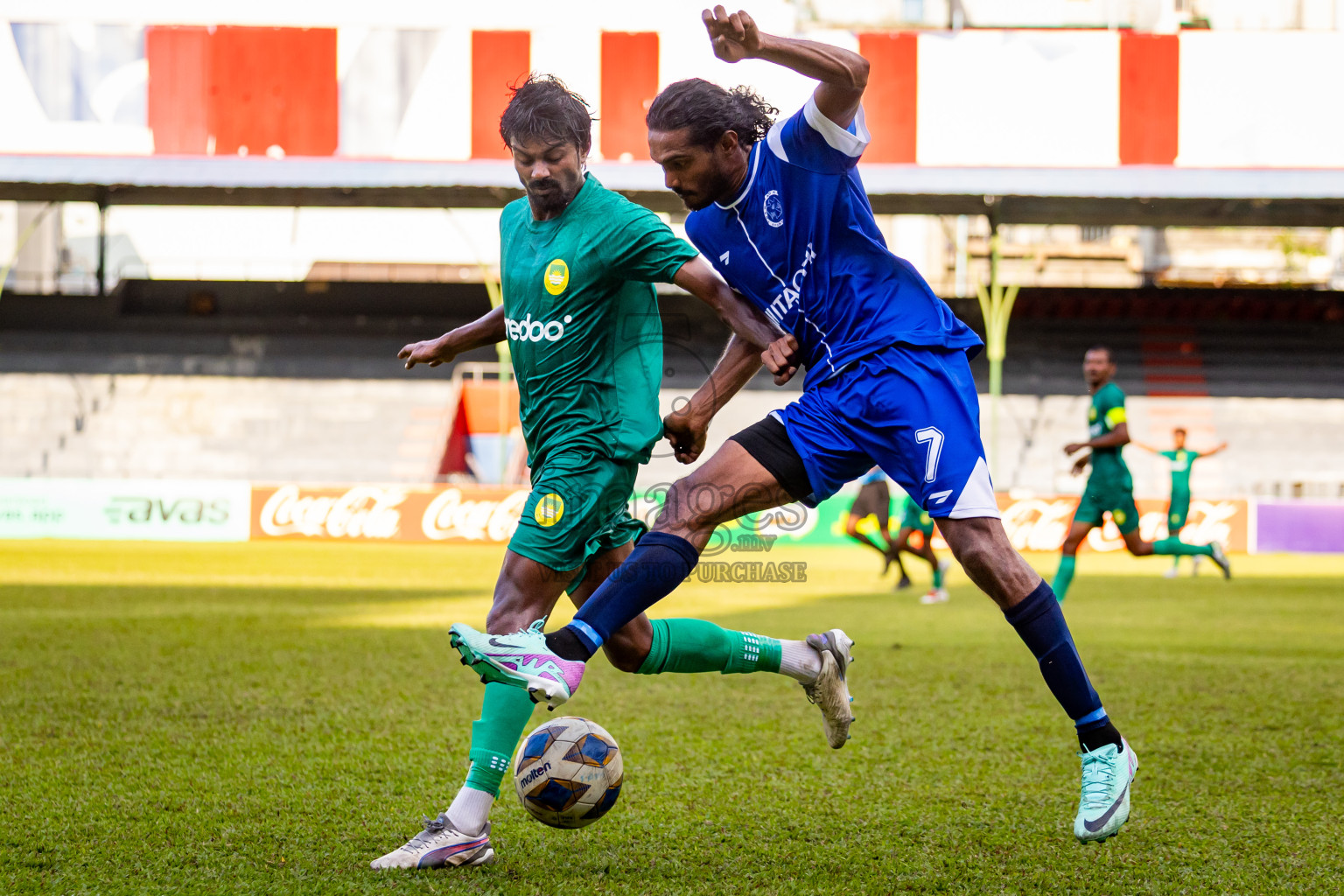 Maziya SRC vs Newradiant Sports Club in the FAM League Cup 2025 held at National Football Stadium, Male', Maldives on Monday, 5th May 2025. Photos By: Nausham Waheed / images.mv