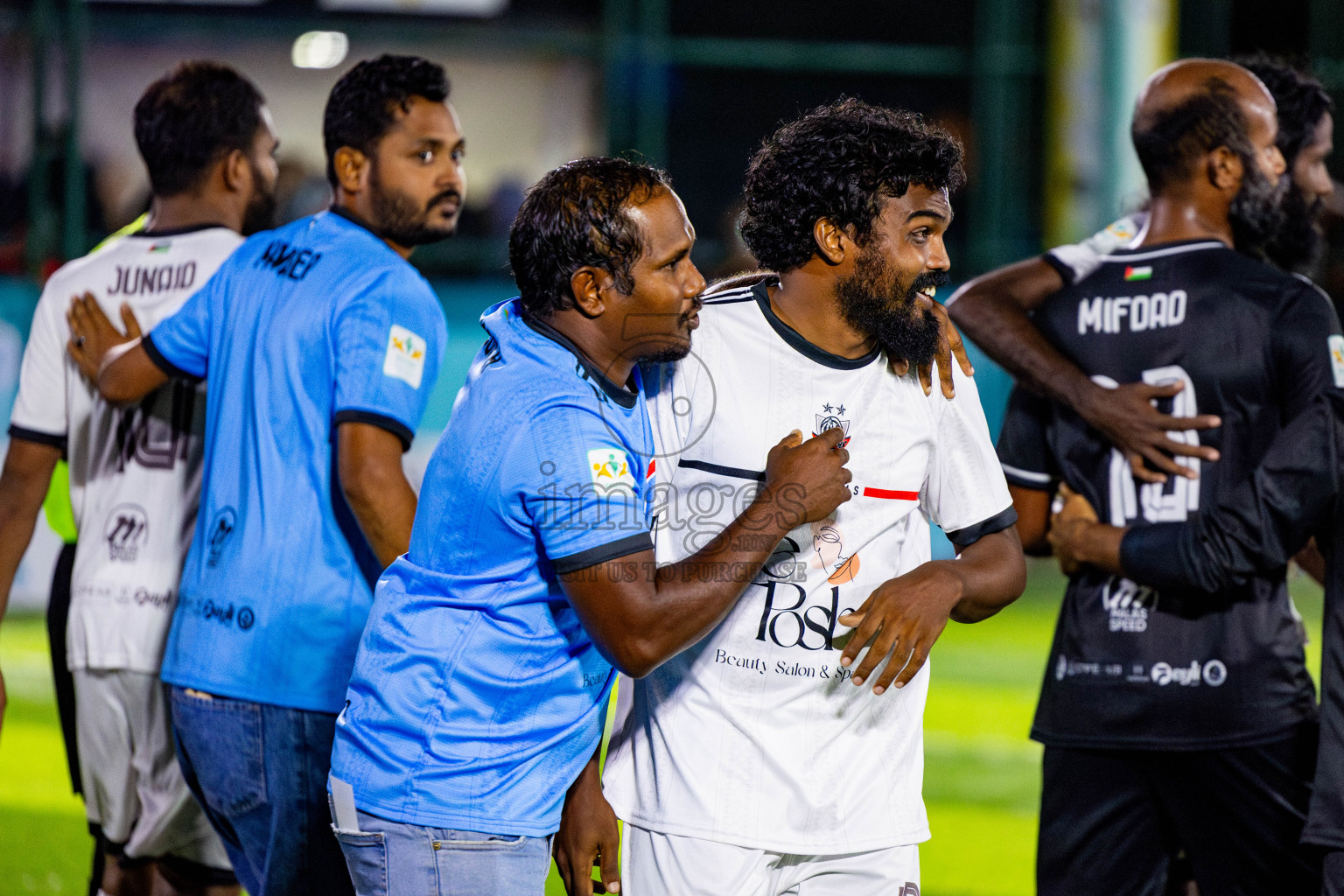 Ifhaams vs Dee Cee Jay SC in Final of Laamehi Dhiggaru Ekuveri Futsal Challenge 2025 was held on Tuesday, 29th July 2025, at Dhiggaru Futsal Ground, Dhiggaru, Maldives Photos: Nausham Waheed  / images.mv
