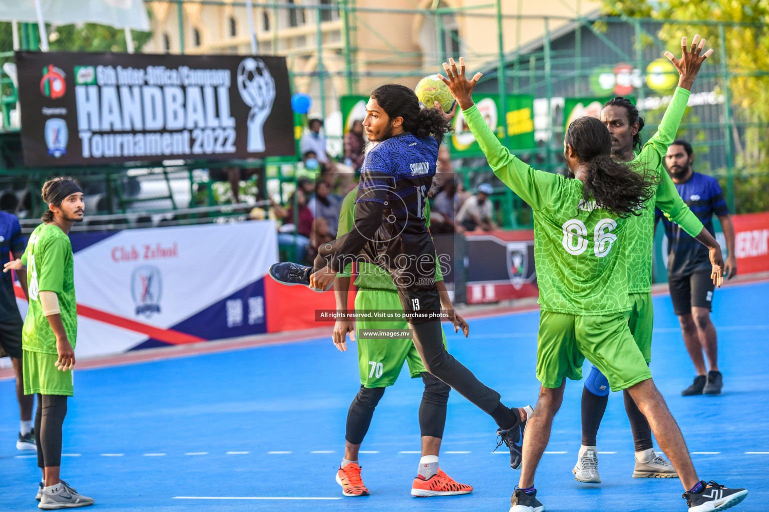 Day 11 of Milo 6th Inter Office Handball Tournament 2022 - Photos by Nausham Waheed