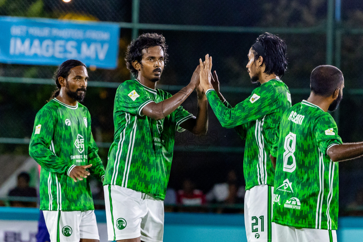 Fools SC vs FC Baaz in Day 2 of Laamehi Dhiggaru Ekuveri Futsal Challenge 2024 was held on Saturday, 27th July 2024, at Dhiggaru Futsal Ground, Dhiggaru, Maldives Photos: Nausham Waheed / images.mv