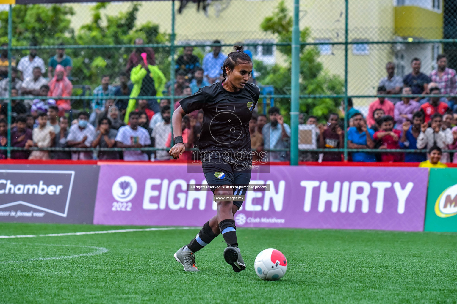 DSC vs Club MYS in Eighteen Thirty Women's Futsal Fiesta 2022 was held in Hulhumale', Maldives on Friday, 14th October 2022. Photos: Nausham Waheed / images.mv