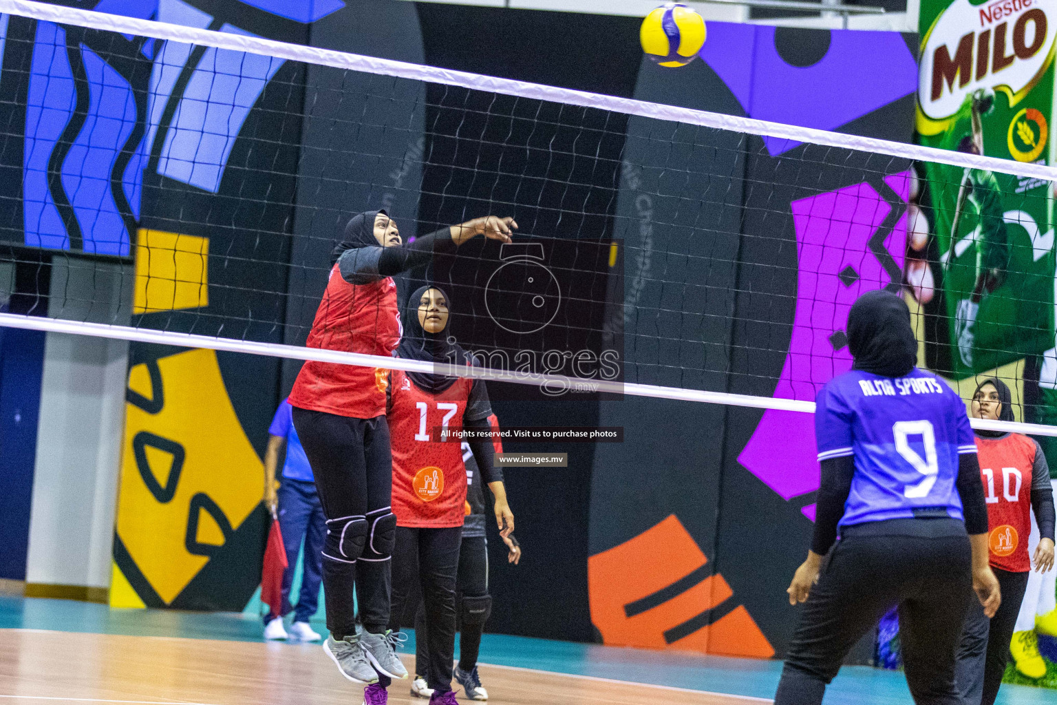 Volleyball Association Cup 2022-Women's Division-Match Day 1 was held in Male', Maldives on Tuesday, 24th May 2022.  Photos By: Ismail Thoriq / images.mv