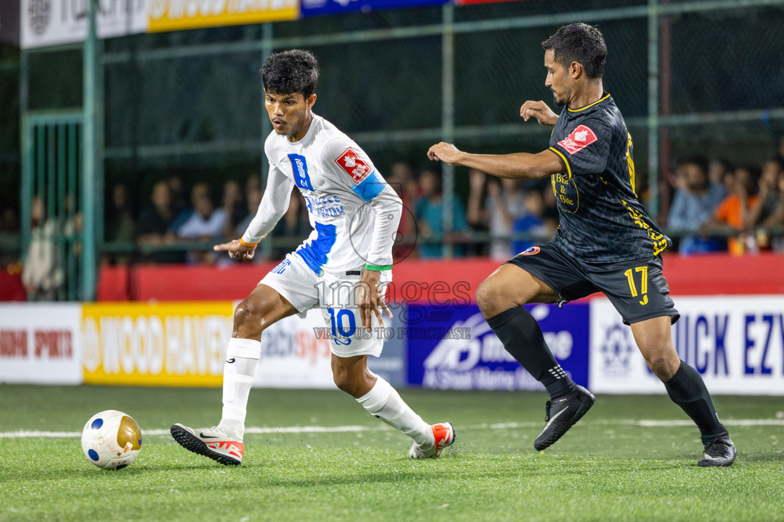 S. Hithadhoo VS S. Maradhoo in Day 7 of Golden Futsal Challenge 2025 was held on Saturday, 11th January 2025, in Hulhumale', Maldives Photos: Hassan Simah / images.mv
