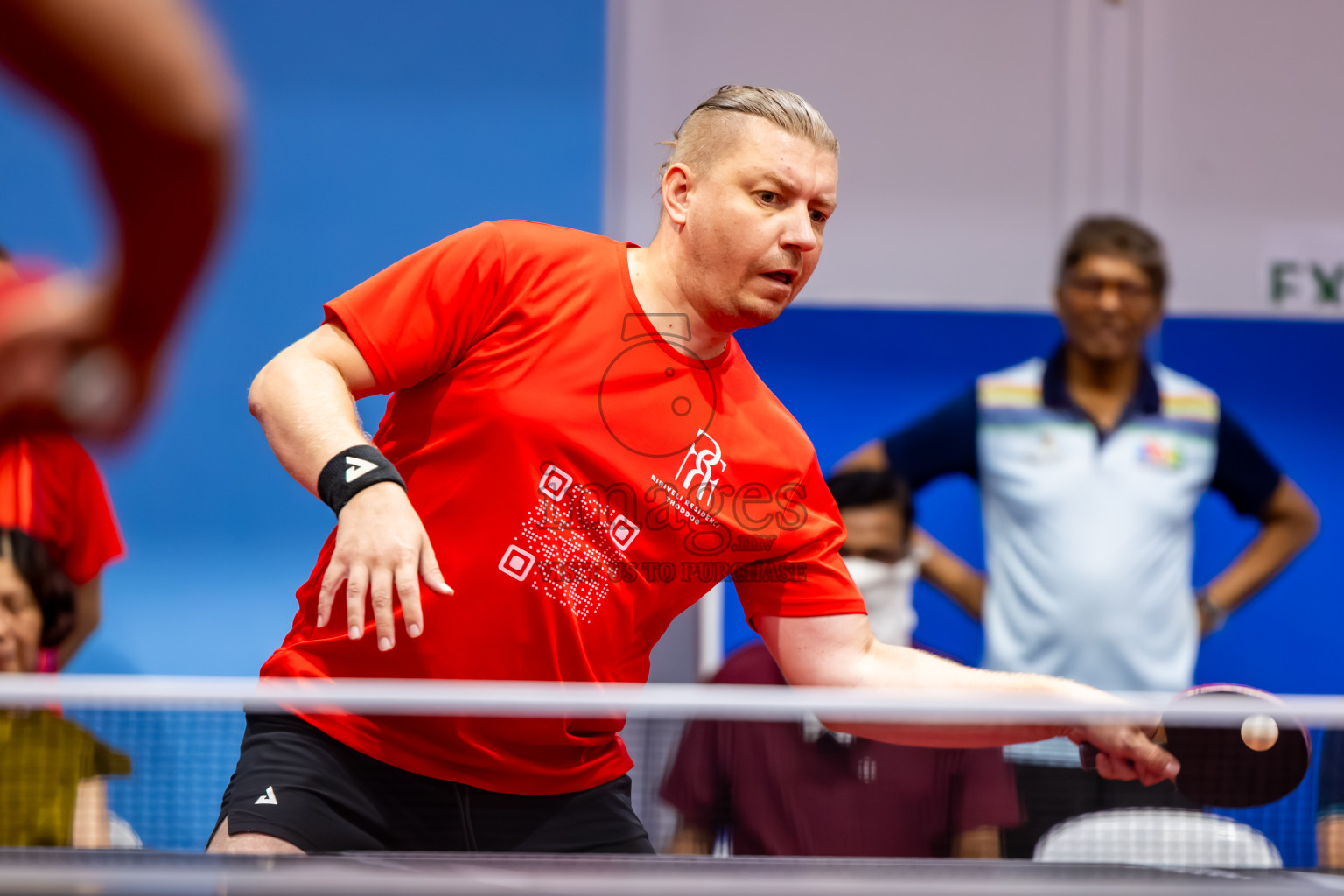 Day 4 of 1st Thoddoo Masters Table Tennis Tournament was held on Sunday, 24th August 2025 in AA Thoddoo, Maldives. Photos: Nausham Waheed / images.mv