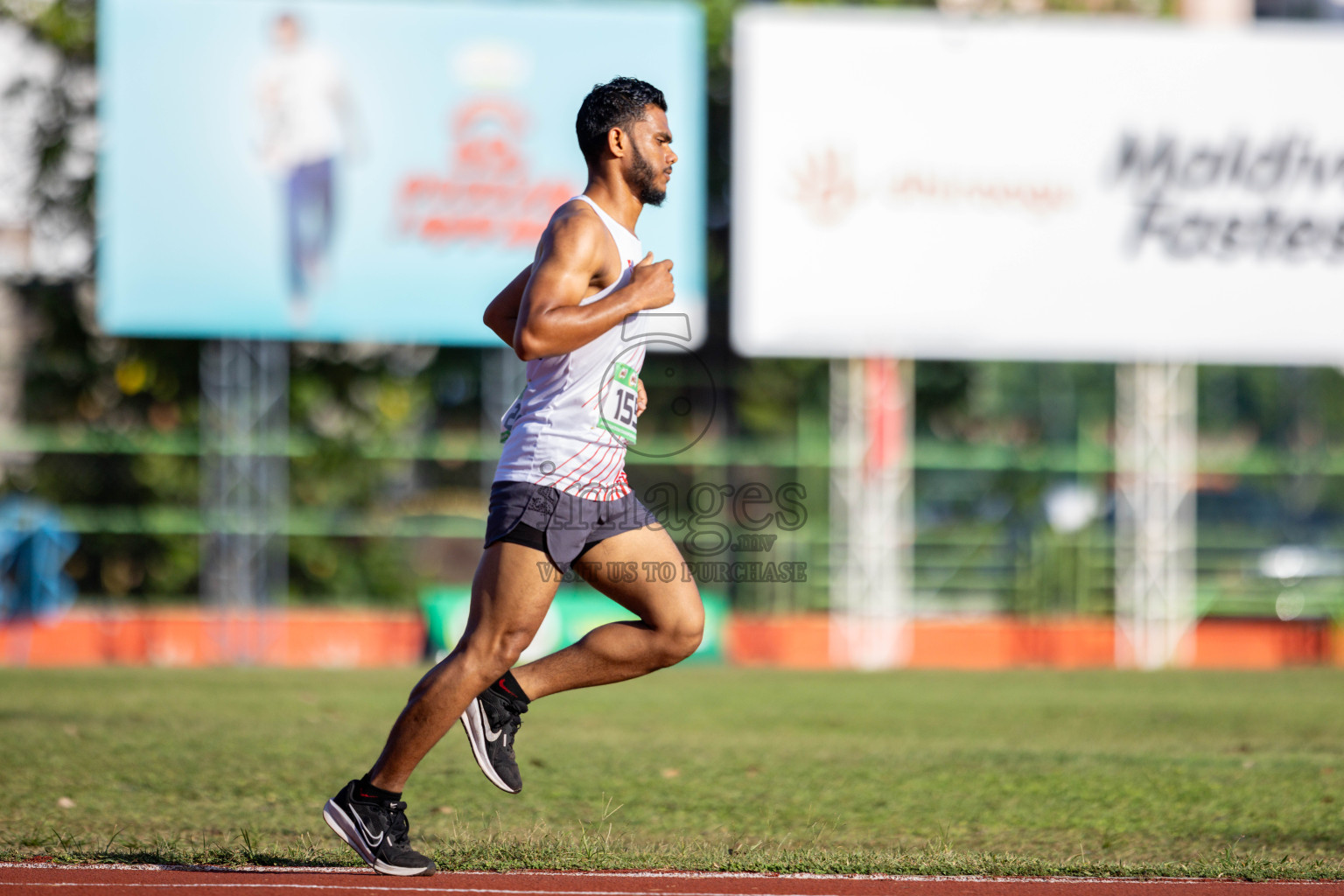 Day 2 of 12th Milo Association Championships was held in Ekuveni Track at Male', Maldives on Friday, 25th April 2025. 
Photos: Hassan Simah / images.mv