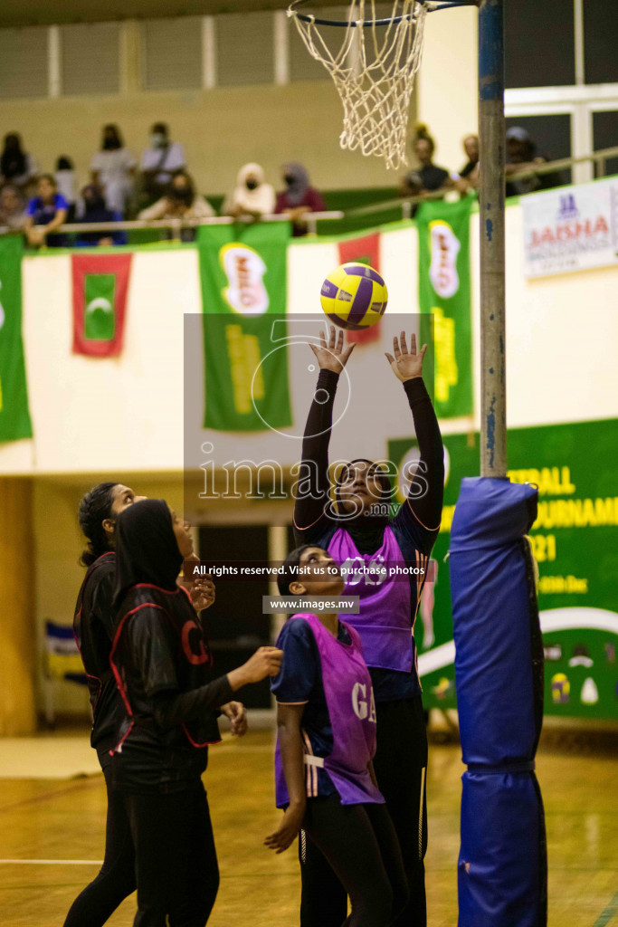 Kulhudhuffushi Youth & R.C vs Shining Star Sports Club in the Semi Finals of Milo National Netball Tournament 2021 held on 3 December 2021 in Male', Maldives, photos by Maanish