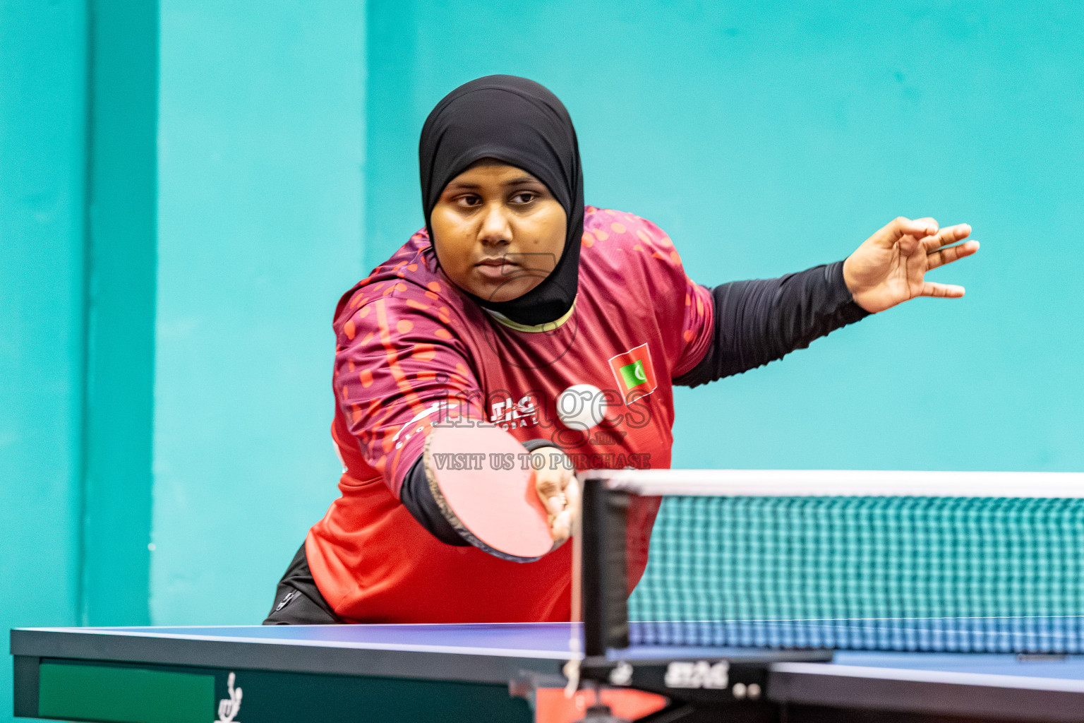 Day 5 of BML 63rd National Table Tennis Tournament 2025 was held on Friday, 29th August 2025 in Male' TT Hall, Male', Maldives. Photos: Areef / images.mv