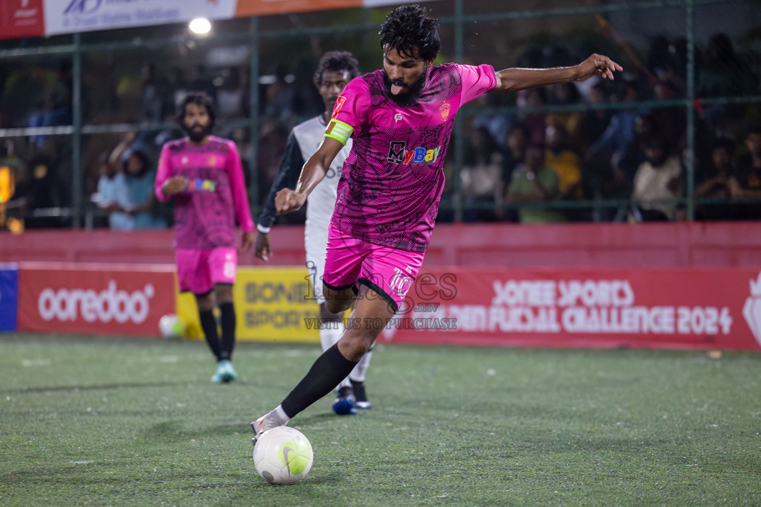 Maafannu vs Villimale on Day 32 of Golden Futsal Challenge 2024, held on Saturday, 17th February 2024 in Hulhumale', Maldives 
Photos: Mohamed Mahfooz Moosa / images.mv