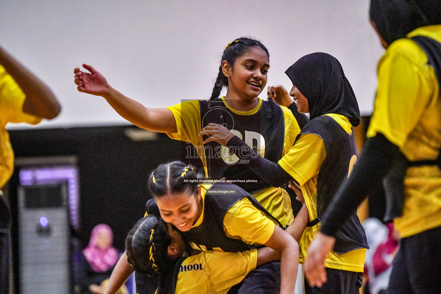 Day 8 of 23rd Inter-School Netball Tournament was held in Male', Maldives on 30th October 2022. Photos: Nausham Waheed / images.mv