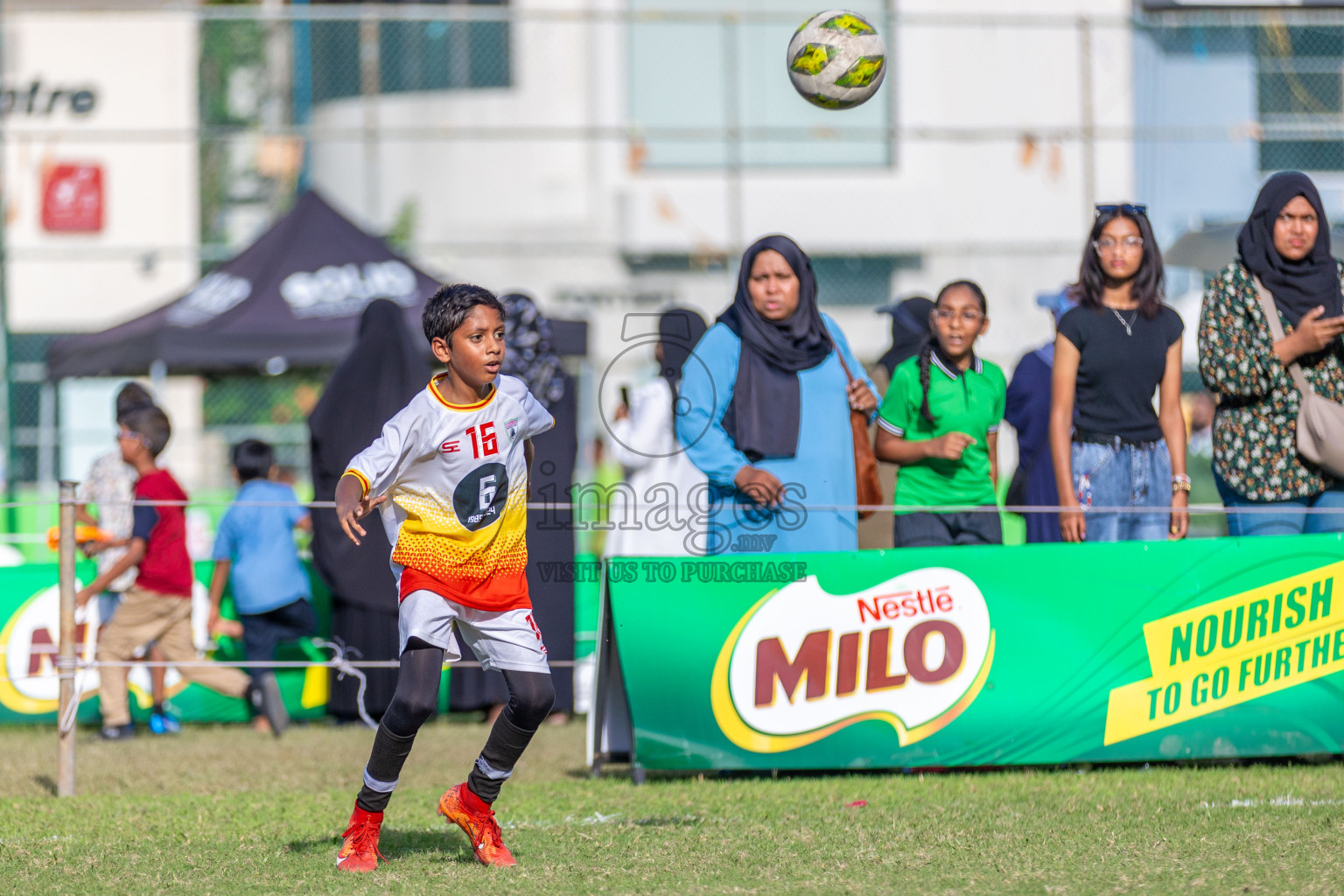 Day 2  of MILO Academy Championship 2024 - U12 was held at Henveiru Grounds in Male', Maldives on Thursday, 5th July 2024. Photos: Shuu Abdul Sattar / images.mv