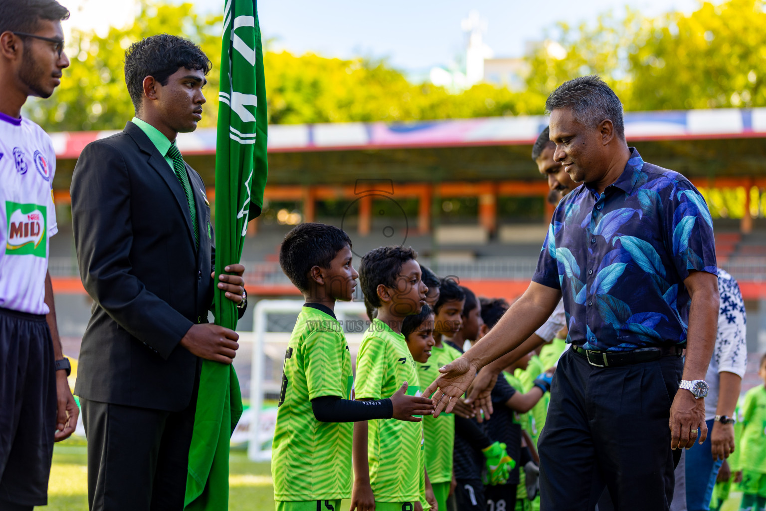 Day 2 of MILO Kids Football Fiesta was held at National Stadium in Male', Maldives on Saturday, 24th February 2024.