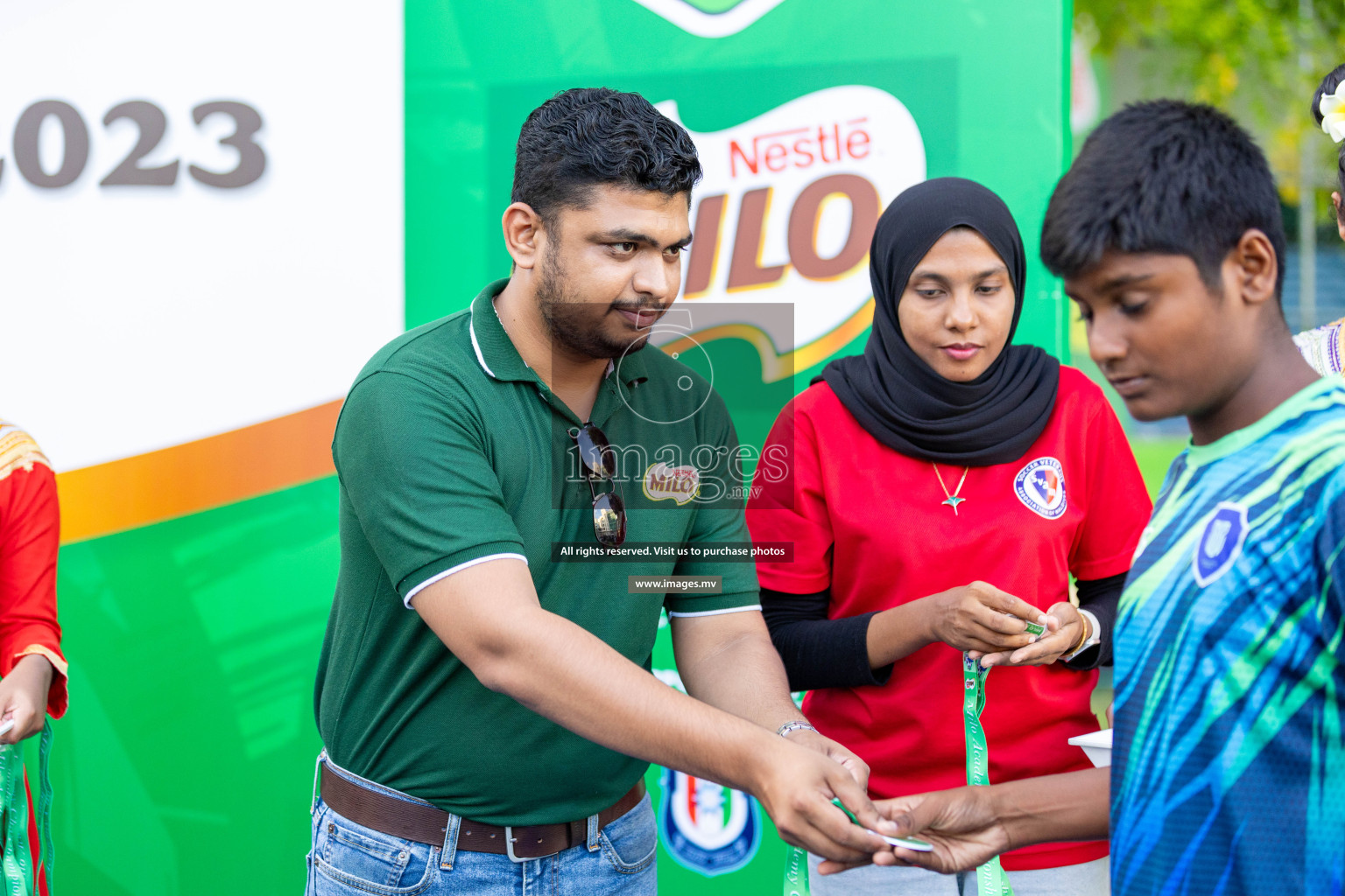 Day 2 of MILO Academy Championship 2023 (U12) was held in Henveiru Football Grounds, Male', Maldives, on Saturday, 19th August 2023. Photos: Nausham Waheedh / images.mv