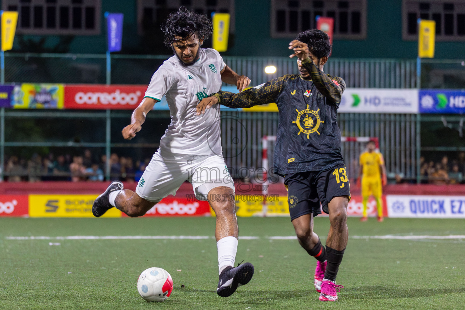 HA Muraidhoo vs HA Maarandhoo in Day 5 of Golden Futsal Challenge 2024 was held on Friday, 19th January 2024, in Hulhumale', Maldives Photos: Mohamed Mahfooz Moosa / images.mv