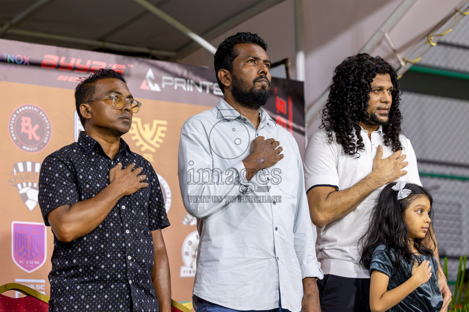 JJ Sports Club vs RDL in Finals of BG Futsal Challenge 2024 was held on Thursday , 4th April 2024, in Male', Maldives Photos: Ismail Thoriq / images.mv